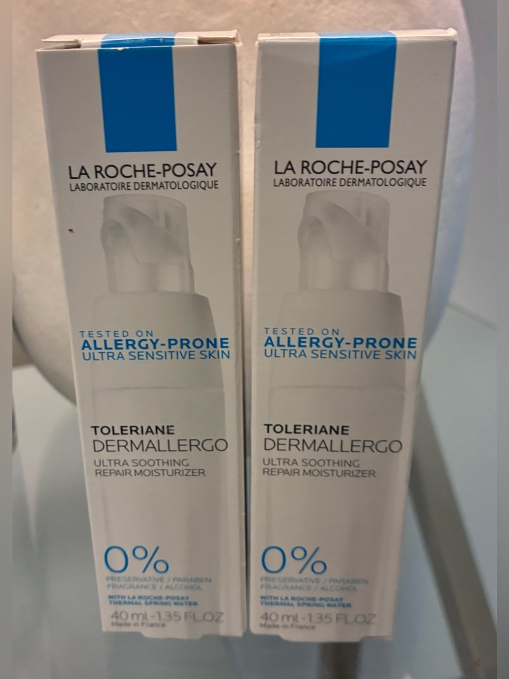 La Roche-Posay Toleriane Dermallergo Moisturizer 2-Pack NEW 40mL